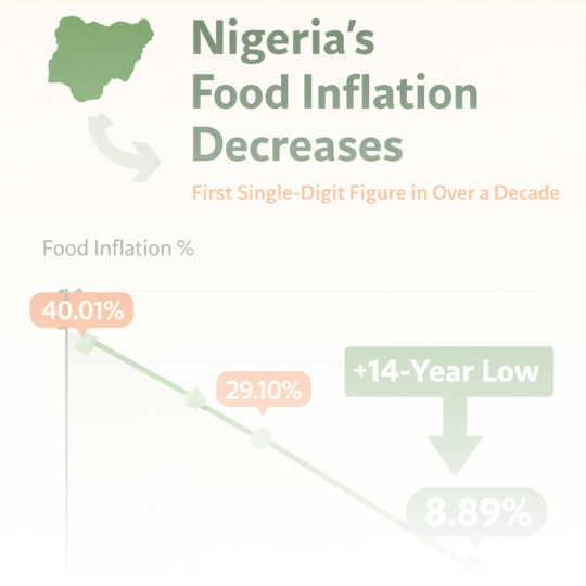 Nigeria’s Food Inflation Falls to Single Digits, Boosting Confidence in the Food Industry